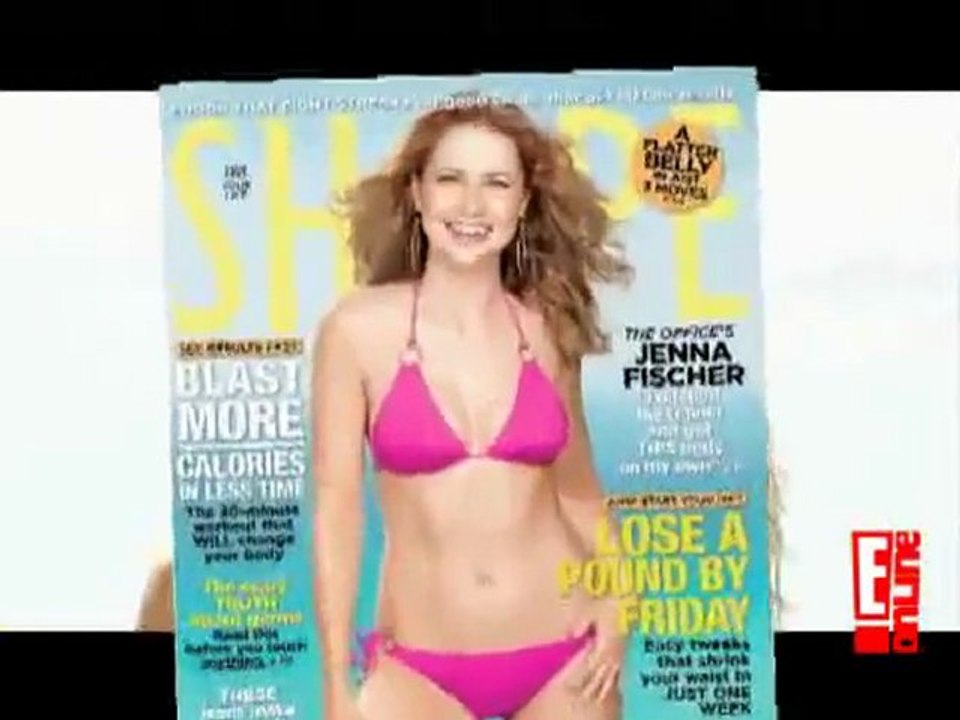 Jenna Fischer Shape photoshoot