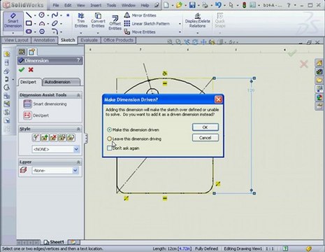 solidworks Tutorials Add Sketch Drawing