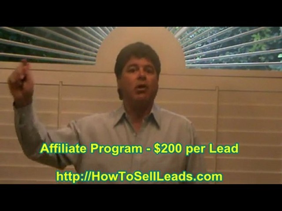 How To Sell Leads - Affiliate Program - Debt Settlement