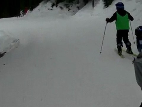 petite descente en ski