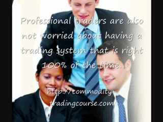 Commodity trading course