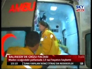 Balıkesir'de Grizu Faciası