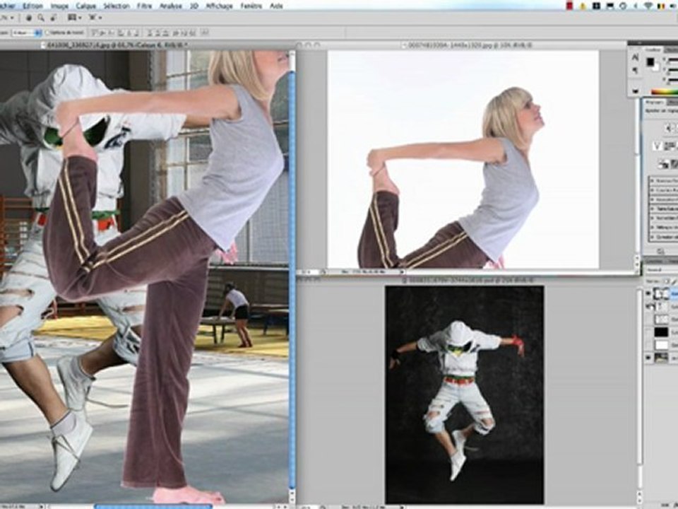 Photoshop cs4 tutoriel - supprimer une frange-GraphisChannel