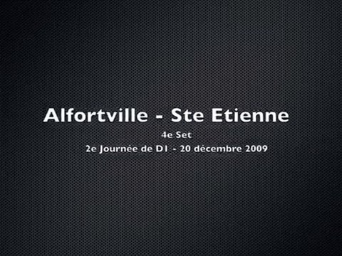 Alfortville - Saint-Etienne - 4e set (20/12/2009) Jorkyball