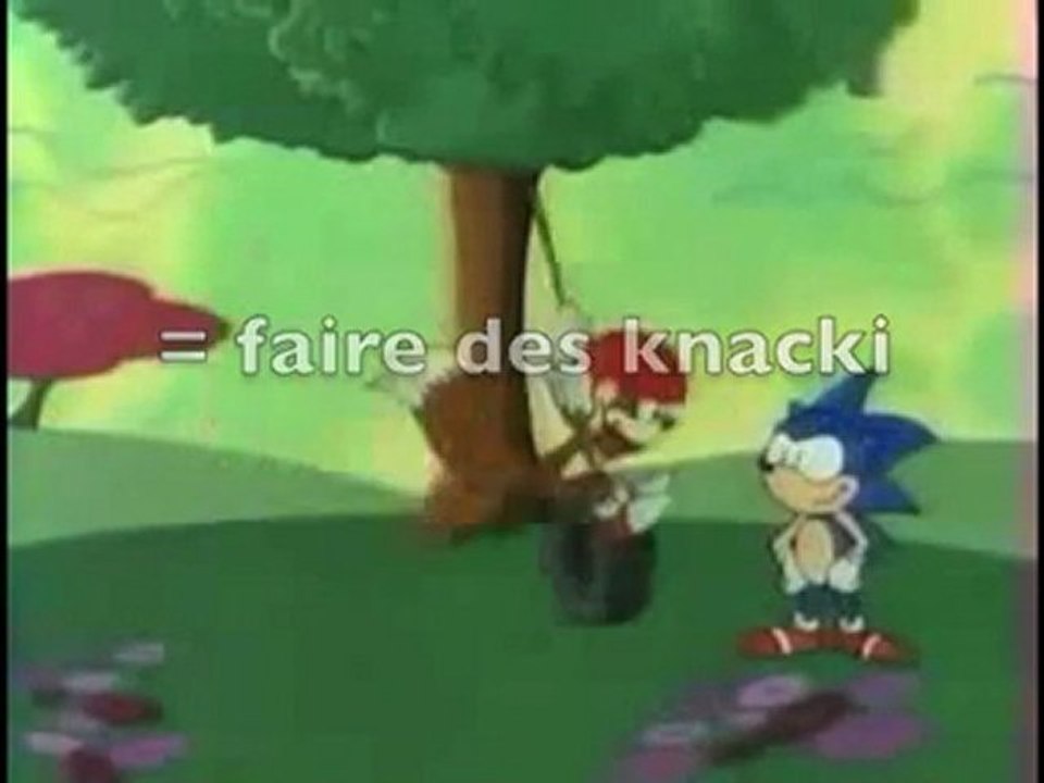 sonic sez says parodie