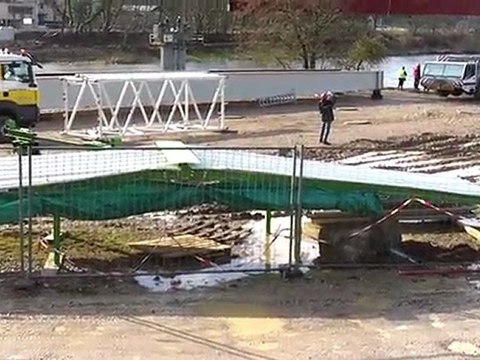 levage d'une partie du tablier