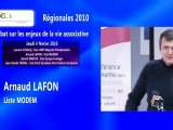 Débat en Midi-Pyrénées : Arnaud LAFON pour le MoDem