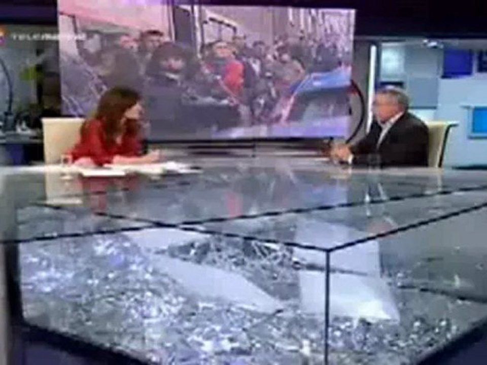 Entrevista a Fernandez Toxo en Telemadrid tras 23-F