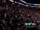 Nate Robinson receives a standing ovation from the Boston fa