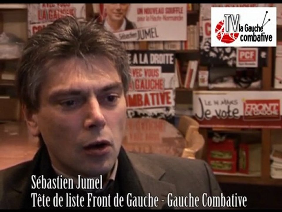 Sébastien Jumel parle de la nécessité de battre la droite