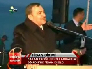 Bakan EROĞLU EĞİRDİR de
