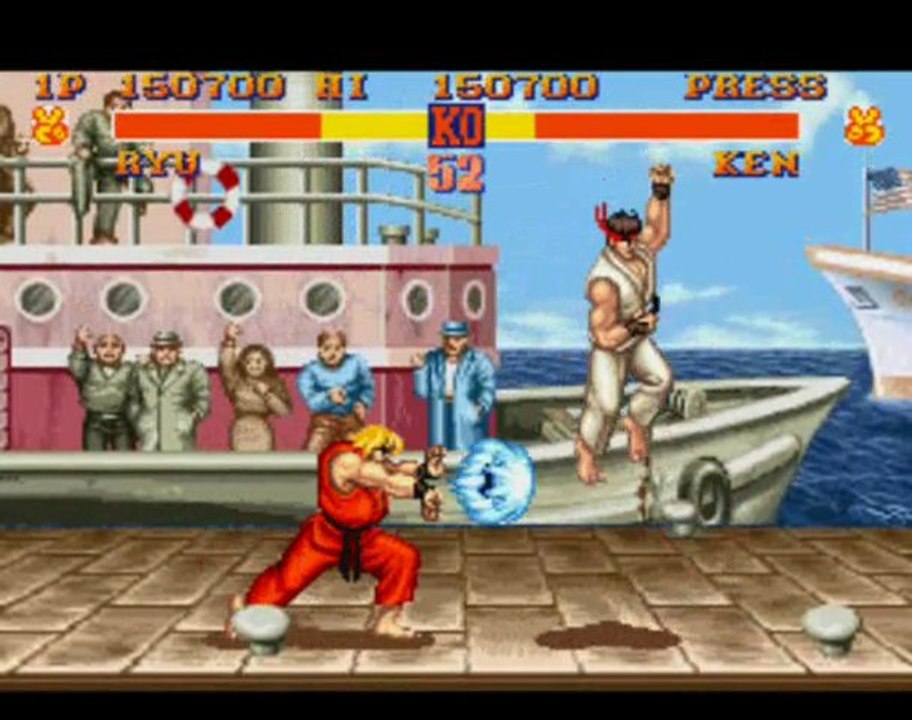 Vidéotest bêta de Street Fighter II ( Part 1 )