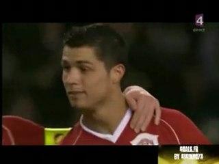 cristiano ronaldo coup franc a 35m du but _