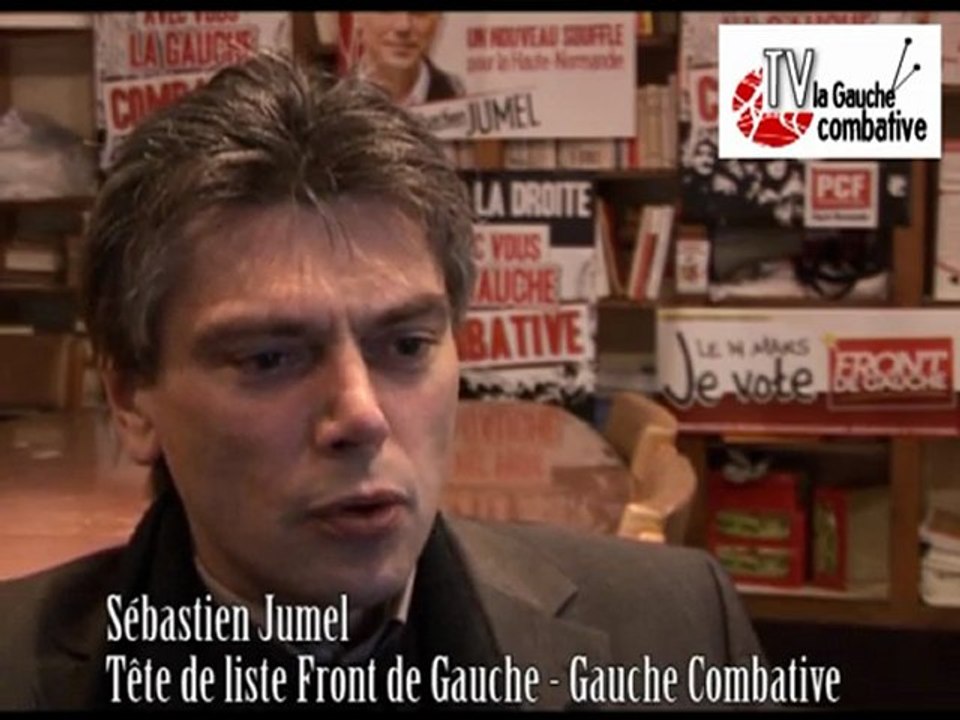 Sébastien Jumel parle du Front de Gauche