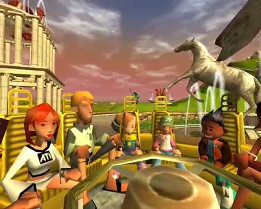 Le Mont Olympe (Back Park) - RollerCoaster Tycoon 3