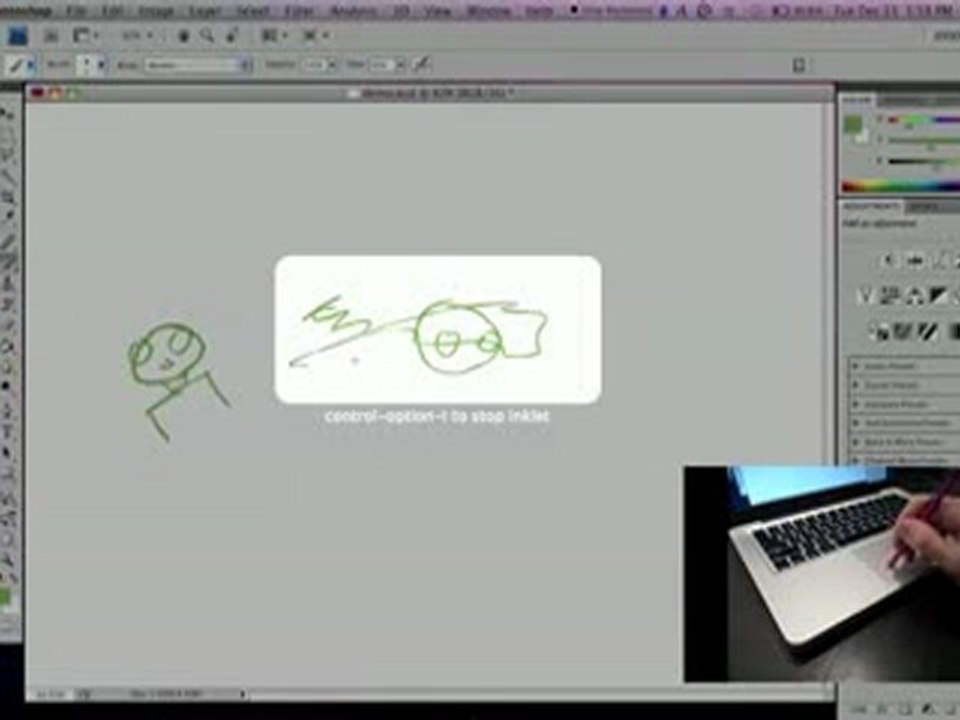 Inklet Demo with Photoshop