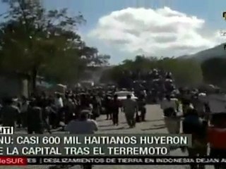 ONU: casi 600 mil haitianos huyeron de la capital