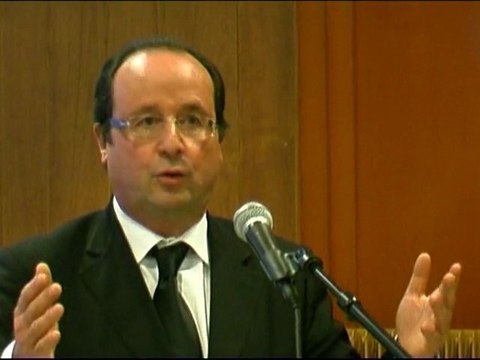 François Hollande en visite de soutien à François Patriat