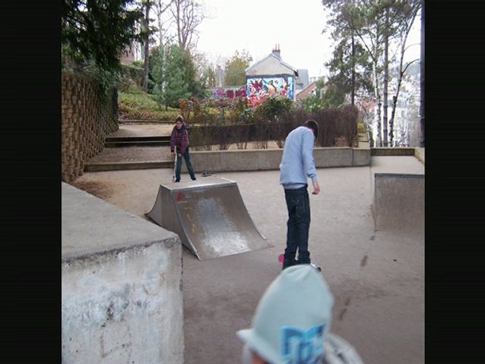 session de skate a sévre 21/02/2010
