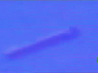 Cigar-shaped UFO Aufnahme Germany 29 December 2009