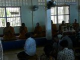 Buddhist monks chanting South Thailand