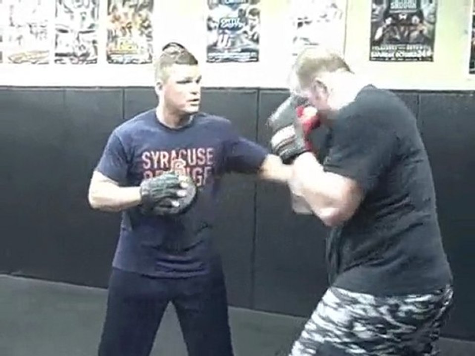 Boxing Striking Training for Mma Workout-Check Punch Drill.