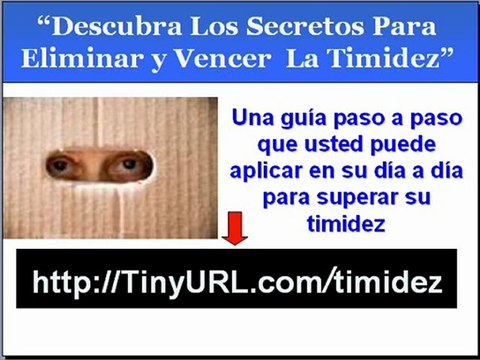 Como eliminar la timidez - Como vencer la timidez