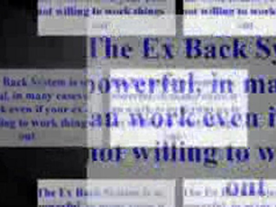 Ex Back System Review-The Powerful Ex Back System