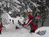 Ballade en raquette au Col de Grosse Pierre (Lorraine)