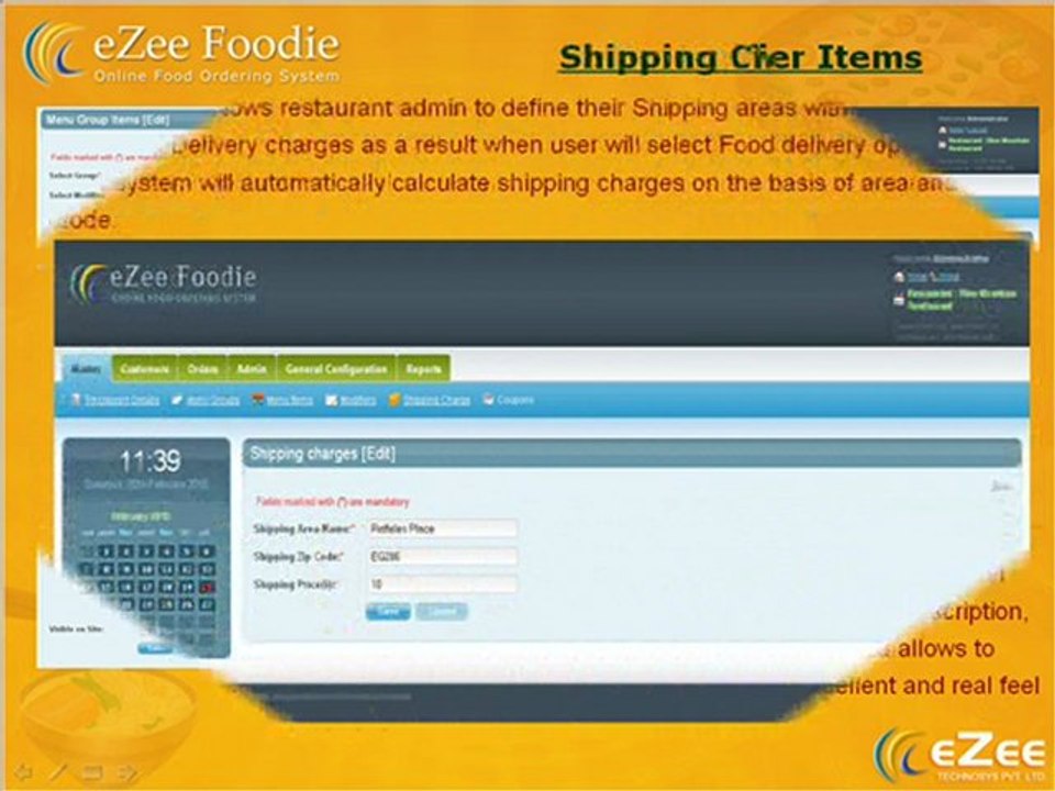 Web Based Online Food Ordering Software  for Restaurants  an