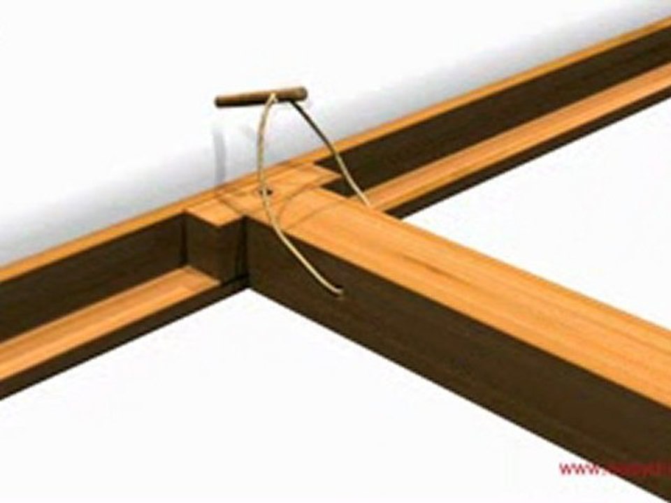 Bamboo L Banner Stand
