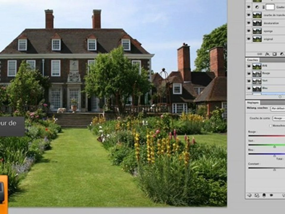 Photoshop cs4 tutoriel - Noir et blanc (7 méthodes)