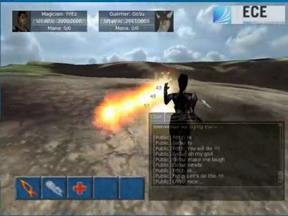 DyingEarth: MMORPG 3D crée en C++ - PFE 2010 ECE Paris école