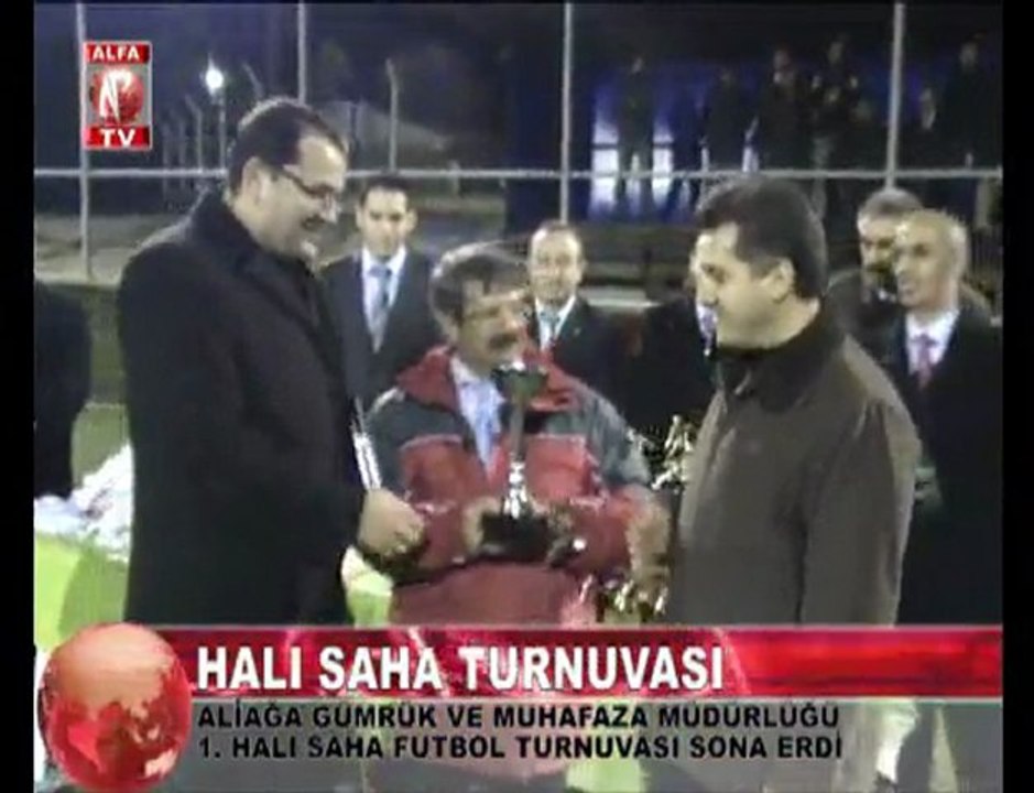 aliağa gümrük halısaha futbol turnuvası
