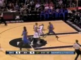 Thabo Sefolosha gets the steal and takes it to other end for