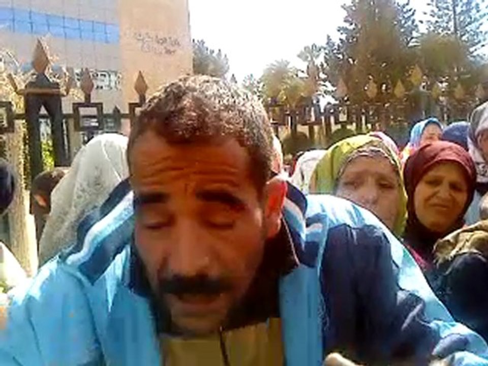 احتجاجات سكان النجد بوجدة