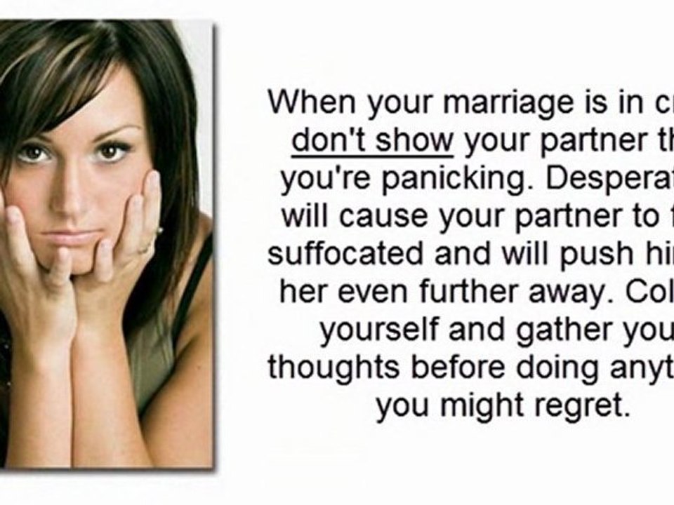 How To Save Marriage