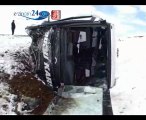 erzincan otobüs otomobili biçti 4 ölü 8 yaralı