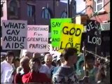 Mardi Gras Protest March. Sydney 1989.