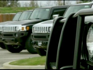 Gas guzzling Hummers come to a halt