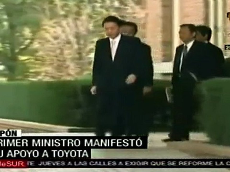 Japón respalda a Toyota