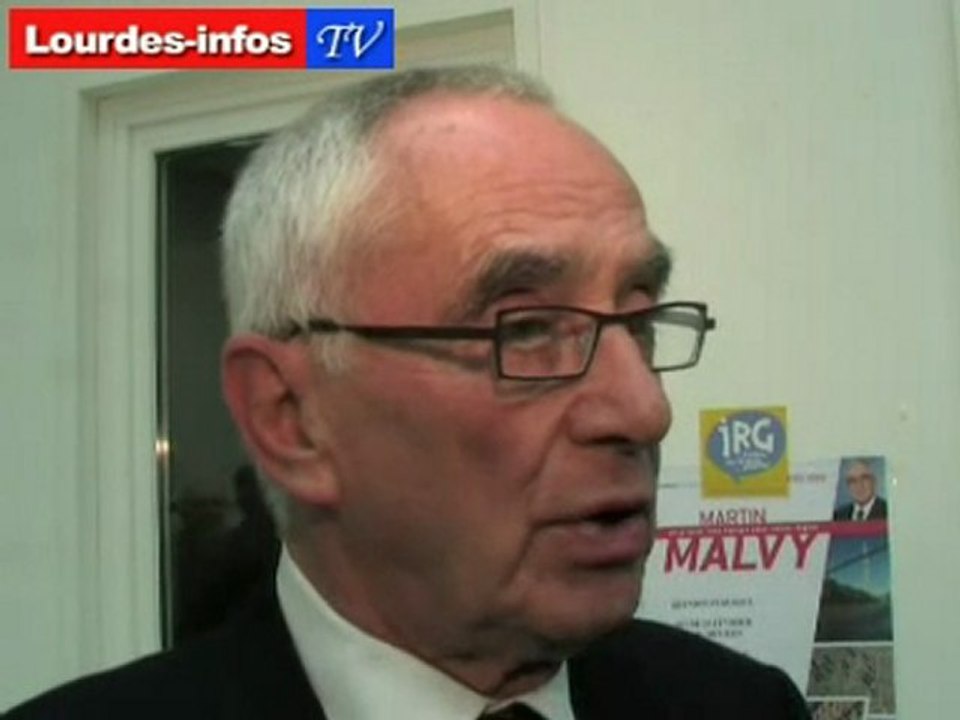 Régionales 2010 Martin Malvy Bernard Plano meeting à Lourdes