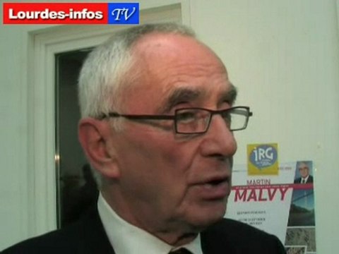 Régionales 2010 Martin Malvy Bernard Plano meeting à Lourdes
