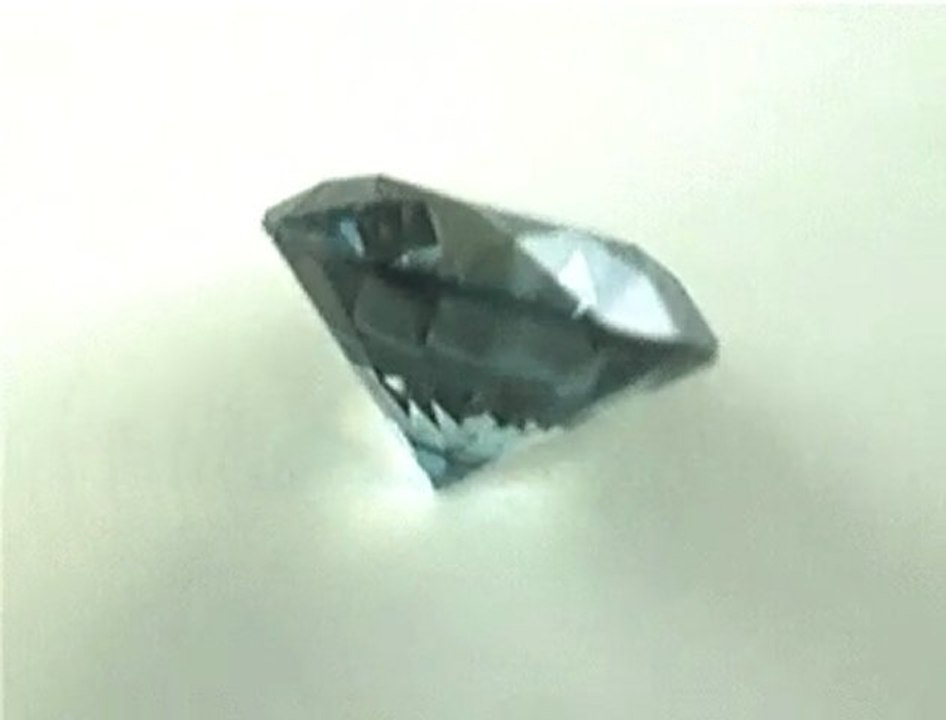 Teal Blue Round Cut Diamond, Ocean Blue Diamond