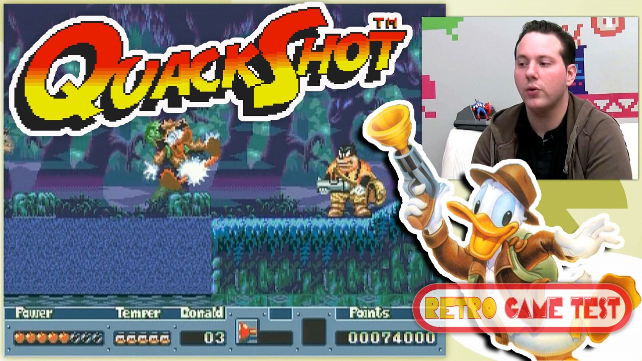 Quackshot "Mega Drive" Retro game Test.