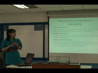 Mobile Marketing Face to Face Session Part II