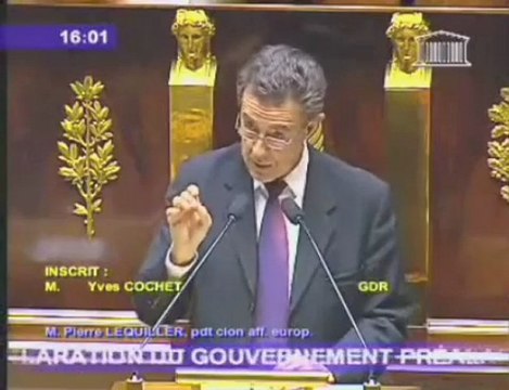 Discours d'Yves Cochet sur la crise financiere