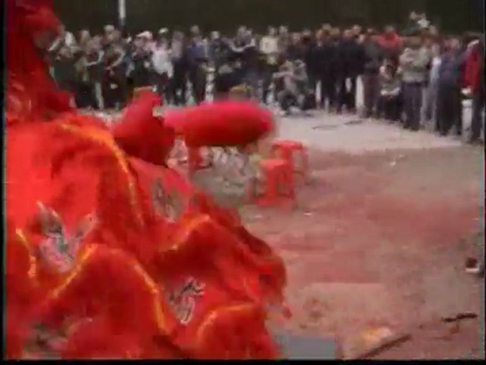 Human Mobile Stage 50M, Kau Tong Village Lion Dance,2010 CNY