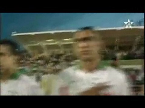 MAROC ALGERIE hymne + but meçabih