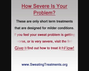 How To Prevent Underarm Sweating